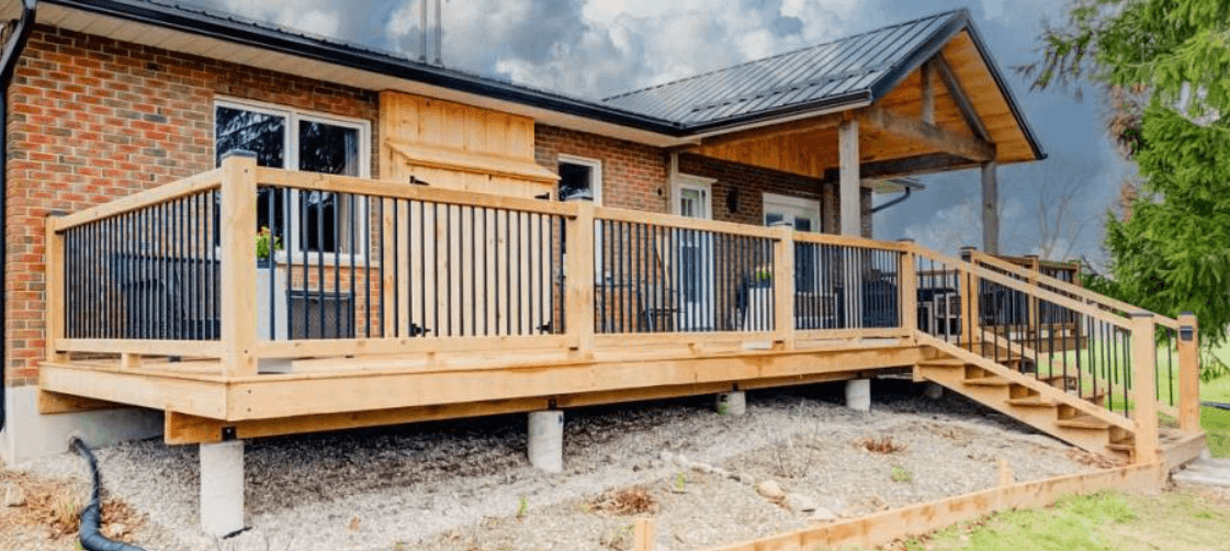 Gable Structure & Deck
